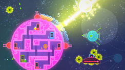 Lovers in a Dangerous Spacetime